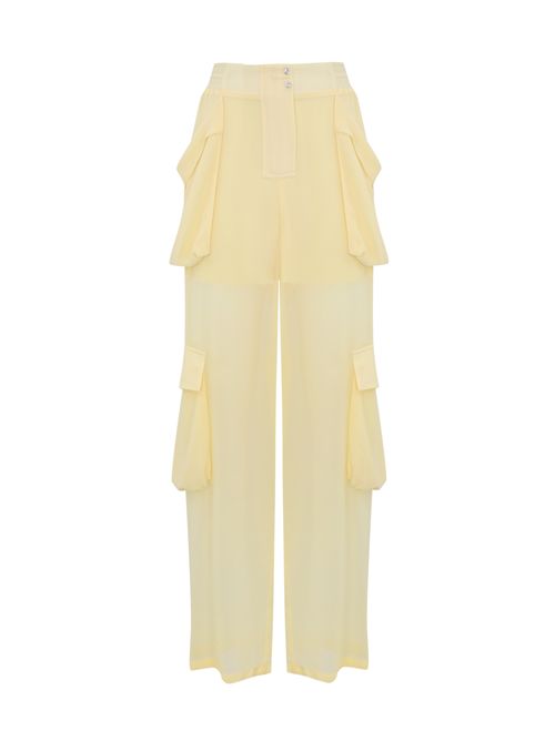 Pantalone cargo Sottocasa in georgette PINKO | 104751 A21FD22